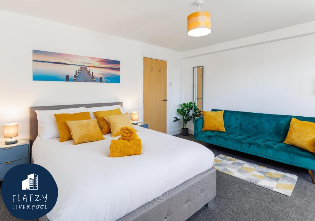 Flatzy - Modern Apartment Close To Football Stadiums Liverpool Exterior foto